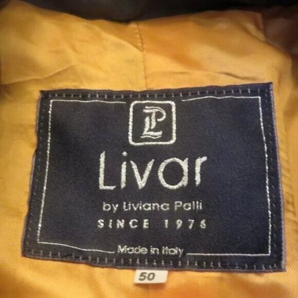 NWT LIVAR Designer Liviana Palli Italian Suede Leather Jacket Gold M MSRP $1500 - Picture 6 of 6
